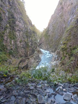 清津峡渓谷トンネルに投稿された画像（2021/10/23）