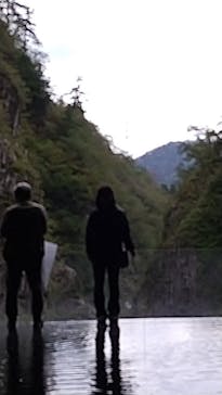 清津峡渓谷トンネルに投稿された画像（2021/10/23）