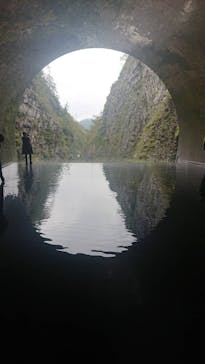 清津峡渓谷トンネルに投稿された画像（2021/10/23）