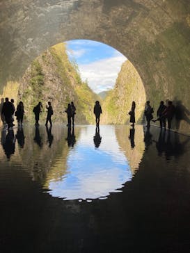 清津峡渓谷トンネルに投稿された画像（2021/10/24）