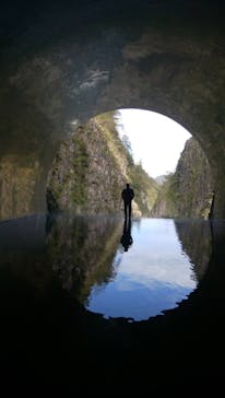 清津峡渓谷トンネルに投稿された画像（2021/10/24）