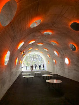 清津峡渓谷トンネルに投稿された画像（2021/10/24）