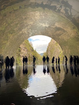 清津峡渓谷トンネルに投稿された画像（2021/10/24）