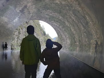 清津峡渓谷トンネルに投稿された画像（2021/10/25）