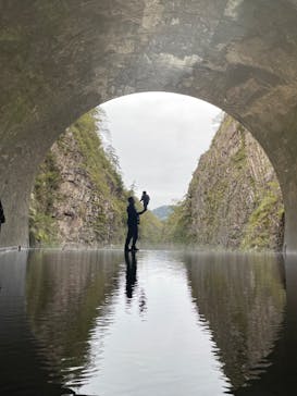 清津峡渓谷トンネルに投稿された画像（2021/10/25）