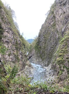 清津峡渓谷トンネルに投稿された画像（2021/10/25）