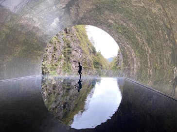 清津峡渓谷トンネルに投稿された画像（2021/10/26）