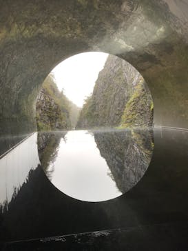 清津峡渓谷トンネルに投稿された画像（2021/10/26）