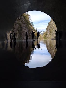 清津峡渓谷トンネルに投稿された画像（2021/10/27）