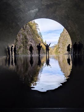 清津峡渓谷トンネルに投稿された画像（2021/10/27）