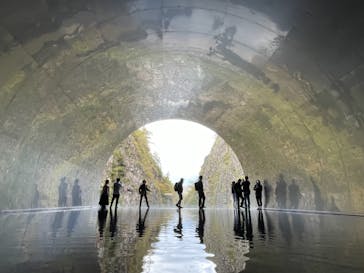 清津峡渓谷トンネルに投稿された画像（2021/10/28）