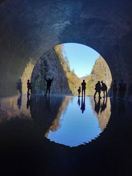 清津峡渓谷トンネルに投稿された画像（2021/10/30）