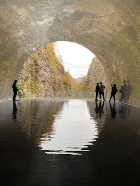 清津峡渓谷トンネルに投稿された画像（2021/10/31）