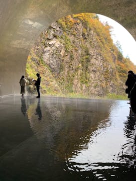清津峡渓谷トンネルに投稿された画像（2021/10/31）