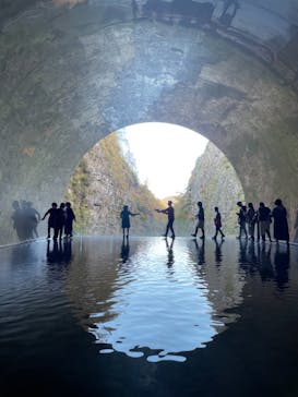 清津峡渓谷トンネルに投稿された画像（2021/10/31）