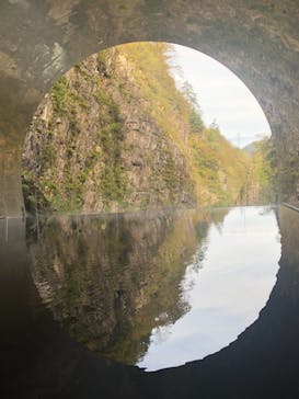 清津峡渓谷トンネルに投稿された画像（2021/10/31）
