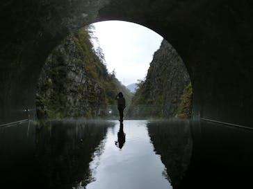 清津峡渓谷トンネルに投稿された画像（2021/10/31）