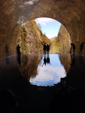 清津峡渓谷トンネルに投稿された画像（2021/10/31）