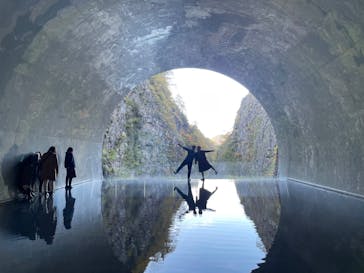 清津峡渓谷トンネルに投稿された画像（2021/10/31）