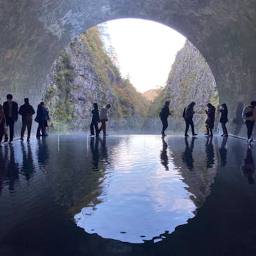 清津峡渓谷トンネルに投稿された画像（2021/11/2）