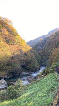 清津峡渓谷トンネルに投稿された画像（2021/11/2）