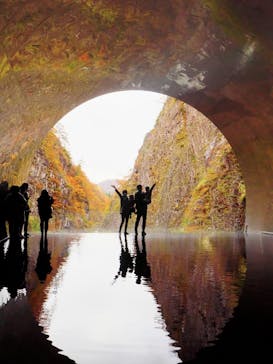 清津峡渓谷トンネルに投稿された画像（2021/11/4）