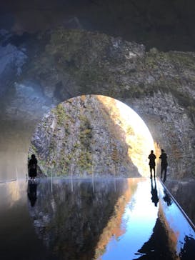 清津峡渓谷トンネルに投稿された画像（2021/11/4）