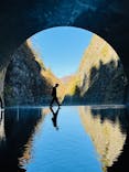清津峡渓谷トンネルに投稿された画像（2021/11/6）