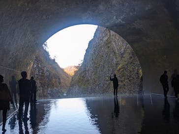 清津峡渓谷トンネルに投稿された画像（2021/11/6）