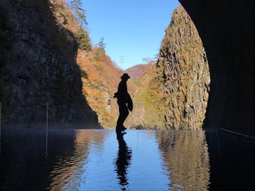 清津峡渓谷トンネルに投稿された画像（2021/11/6）