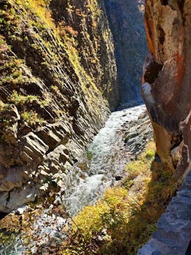 清津峡渓谷トンネルに投稿された画像（2021/11/6）