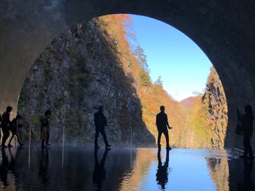 清津峡渓谷トンネルに投稿された画像（2021/11/6）