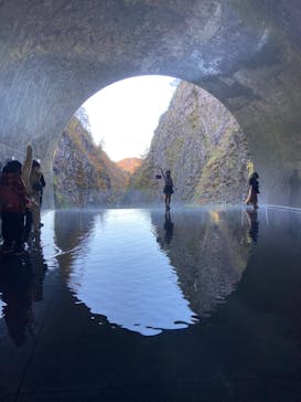 清津峡渓谷トンネルに投稿された画像（2021/11/6）