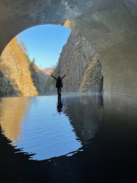 清津峡渓谷トンネルに投稿された画像（2021/11/7）