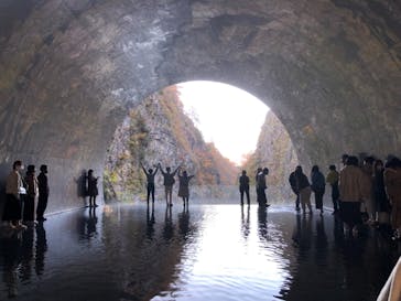 清津峡渓谷トンネルに投稿された画像（2021/11/7）