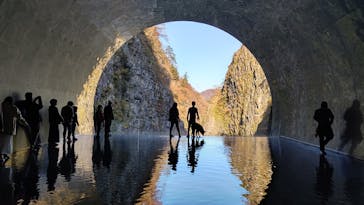 清津峡渓谷トンネルに投稿された画像（2021/11/7）