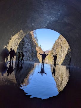 清津峡渓谷トンネルに投稿された画像（2021/11/7）