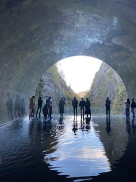 清津峡渓谷トンネルに投稿された画像（2021/11/23）