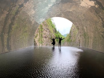 清津峡渓谷トンネルに投稿された画像（2021/12/14）