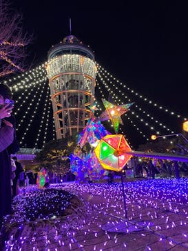 江の島シーキャンドルに投稿された画像（2021/12/25）