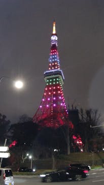東京タワーに投稿された画像（2021/12/25）