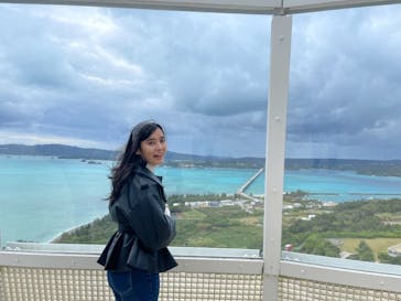 古宇利オーシャンタワーに投稿された画像（2021/12/27）