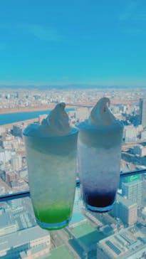 梅田スカイビル・空中庭園展望台に投稿された画像（2022/1/2）