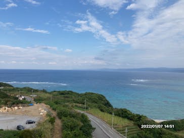 古宇利オーシャンタワーに投稿された画像（2022/1/8）
