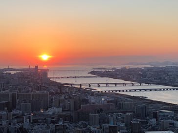 梅田スカイビル・空中庭園展望台に投稿された画像（2022/1/22）
