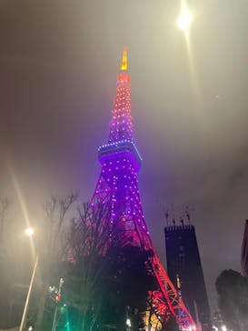東京タワーに投稿された画像（2022/1/31）