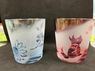 サンドブラスト本部教室 砂で削るガラス工芸教室に投稿された画像（2022/2/12）