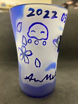 サンドブラスト本部教室 砂で削るガラス工芸教室に投稿された画像（2022/2/24）