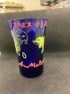 サンドブラスト本部教室 砂で削るガラス工芸教室に投稿された画像（2022/2/24）