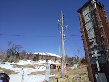 御嶽スキー場に投稿された画像（2022/4/9）